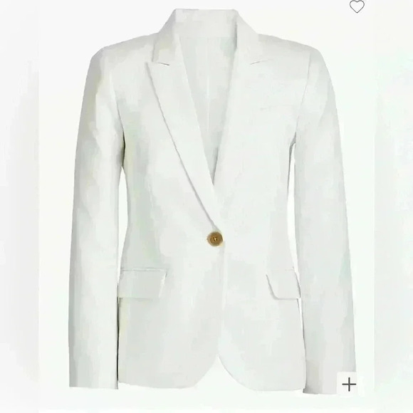 J Crew NWT Cotton Work Blazer Size 00 - Picture 1 of 11
